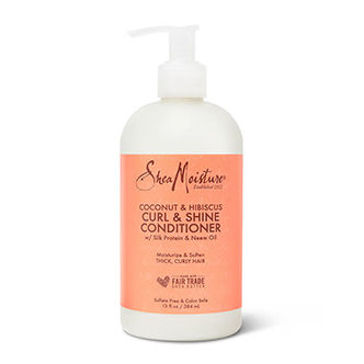 Shea Moisture Coconut & Hibiscus Curl & Shine Conditioner For Curly Hair
