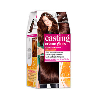 L'Oreal Paris Casting Creme Gloss Hair Color - 415 Iced Chocolate
Chocolate Brown Hair Color

