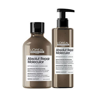 L'Or&eacute;al Professionnel Absolut Repair Molecular Shampoo & Rinse-Off Serum