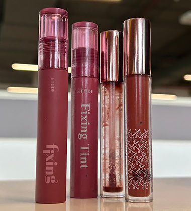  Kay Beauty Lip Tint - Honey and ETUDE HOUSE Fixing Tint