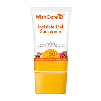 Wishcare Invisible Gel Sunscreen SPF 50+ Pa++++ - Oil Free Broad Spectrum With No White Cast SPF 50
