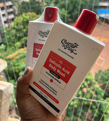 Chemist At Play 1% Salicylic Acid Acne Body Wash & 2% Salicylic Acid Face Wash