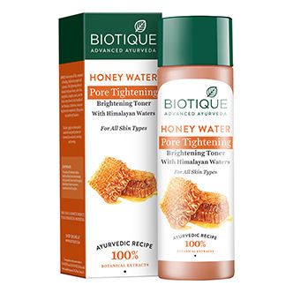 Biotique Honey Water Pore Tightening Brightening Toner With Himalayan Waters
