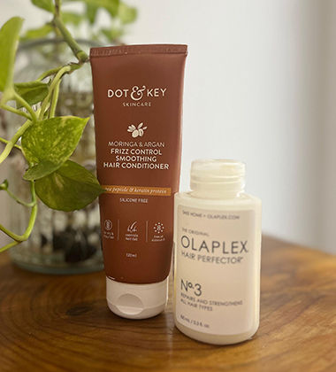 Dot & Key Moringa & Argan Hairfall Control Conditioner With Keratin & Vitamin E For Frizzy, Dry Hair & Olaplex No. 3 Bond Repair Treatment