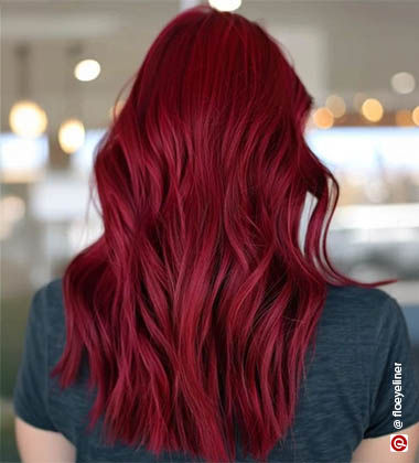 Burgundy Hair Colour Shades – Red Velvet