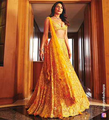 Priyanka Chopra Jonas at the Ambani wedding
