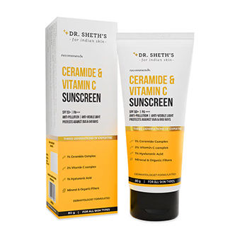 Dr. Sheth’s Ceramide & Vitamin C Sunscreen
