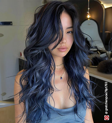 Blue Balayage
