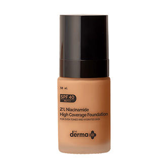 The Derma Co 2% Niacinamide High Coverage Foundation