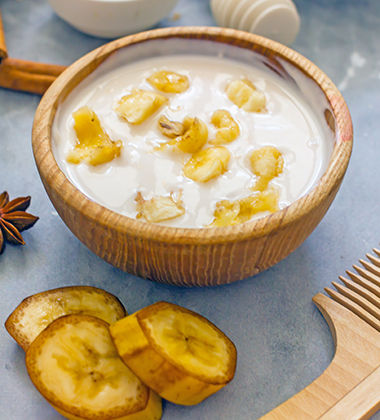 Banana hair mask
