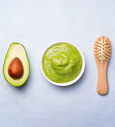  Avocado hair mask
