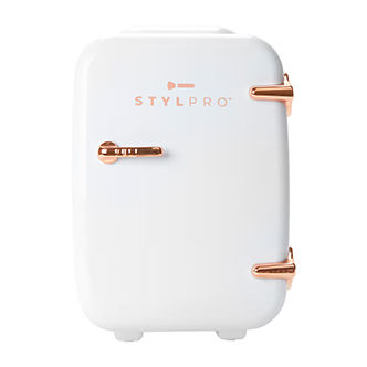StylPro White & Rose Gold Beauty Fridge (4 Litre)
