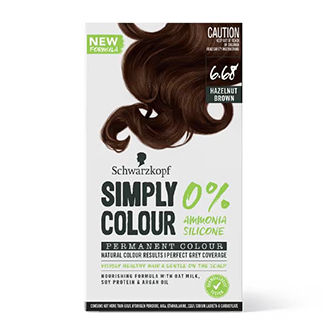 brown hair colour with highlights - hazelnut brown
