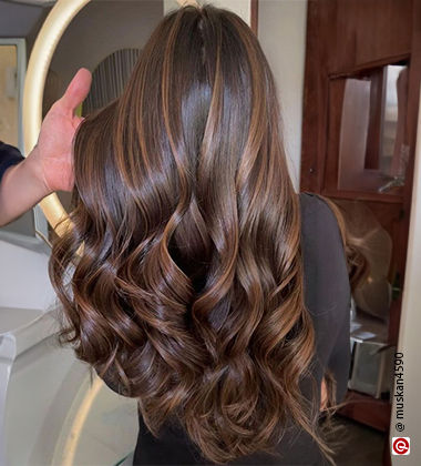 chocolate brown hair
