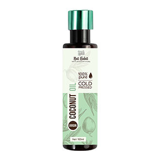 best Coconut Oil For Hair Fall - Nat Habit 100% Pure Cold Pressed Virgin Coconut Oil