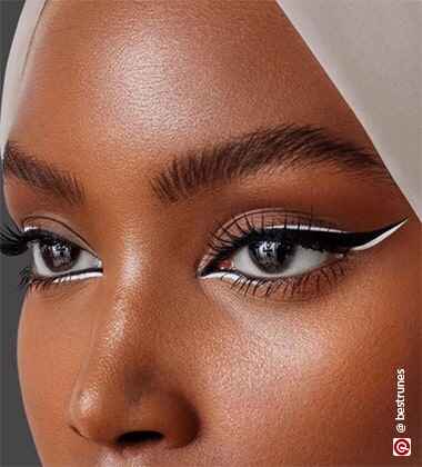 different types of eyeliner - Double-Toned eyeliner
