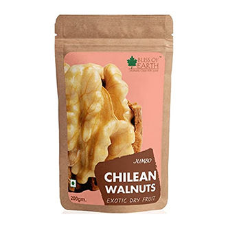  Bliss Of Earth Jumbo Chilean Walnuts Kernels Without Shell (Akhrot Giri)
