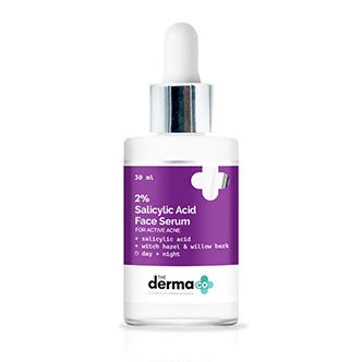 The Derma Co. 2% Salicylic Acid Serum for Face for Active Acne with Witch Hazel
