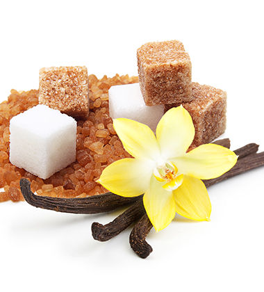 a spread of vanilla and sugar