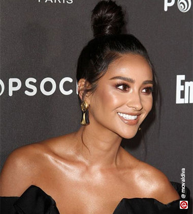 Hairstyle for party gown