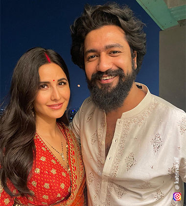 Katrina Kaif wearing pink lipstick