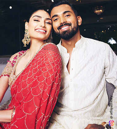 Athiya Shetty wearing monochrome makeup