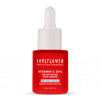 Soulflower 20% Vitamin C Serum for Instant Skin Glow - Dermat Tested for Dark Spots & Dull Skin - how to use Vitamin C serum