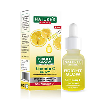 Nature's Essence Bright Glow Vitamin C Serum - how to use vitamin c serum on face