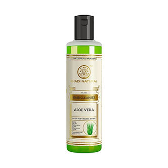 Bottle of a Khadi Natural Aloevera Hair Cleanser
