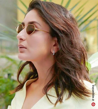 Kareena Kapoor with a choppy haircut
