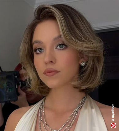 sydney sweeney in a bob haircut