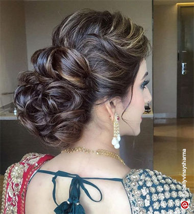 phera hairstyle for bridesmaid