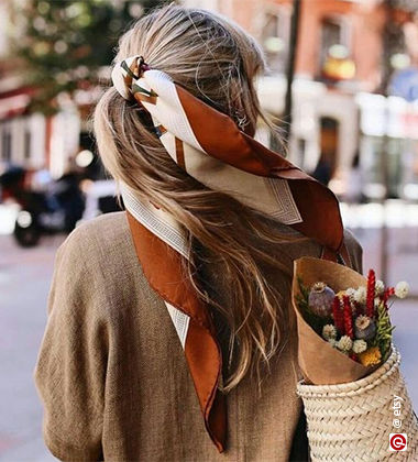 Hair Scarf Ponytail hairstyle