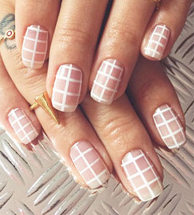 Negative Space Nails - Elegant Korean nail art