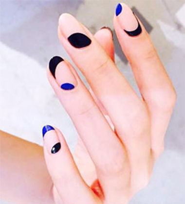 Cuticle Nails - Elegant Korean nail art