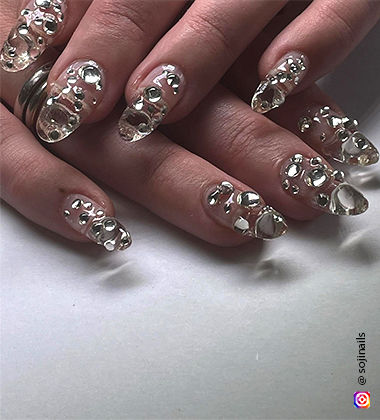 3D Nail Art - Korean nail art