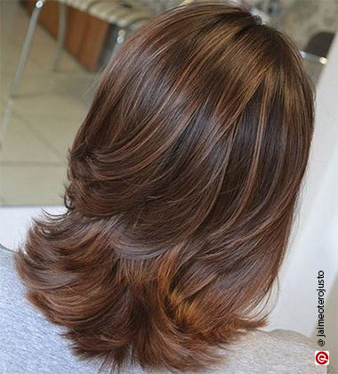 Step Cut Shoulder Length Haircut
