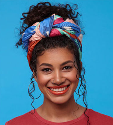 Pineapple Updo Shoulder Length Haircut
