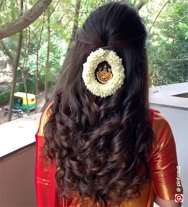 Donut Gajra For Hairstyle With Long Hair