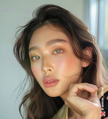 woman with green eyes