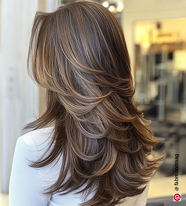 hairstyle for layer cut - sharp layers