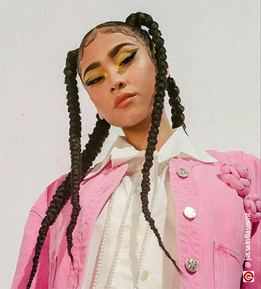 Hip-hop hair for the summer