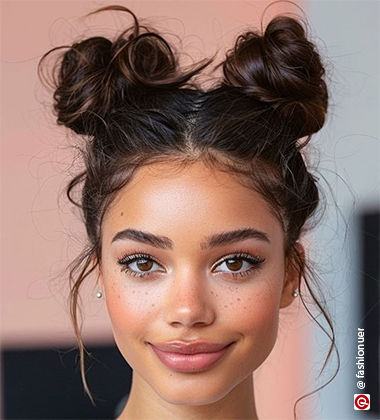 space buns for summer