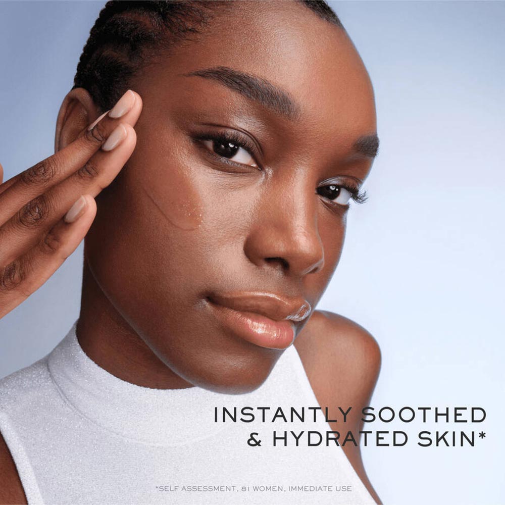 a woman with a hand on her face