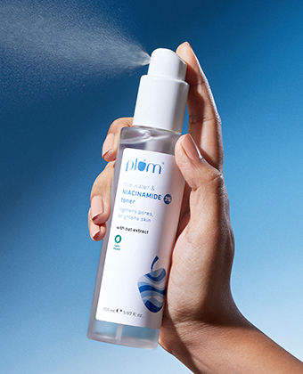Plum 3% Niacinamide Toner With Rice Water, For Pores & Blemishes, Normal To Oily Skin Type
