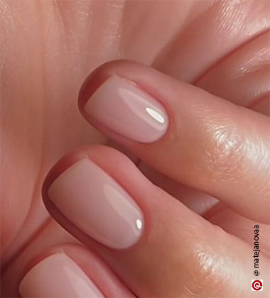 classy nail art designs - bb cream nails