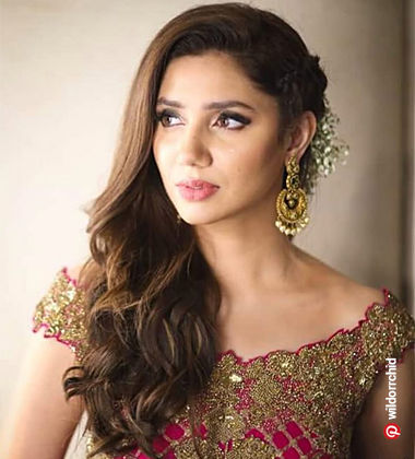 hair style for saree look