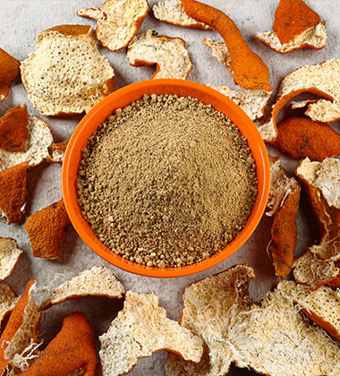 DIY Lip Scrubs – Orange Peel Powder