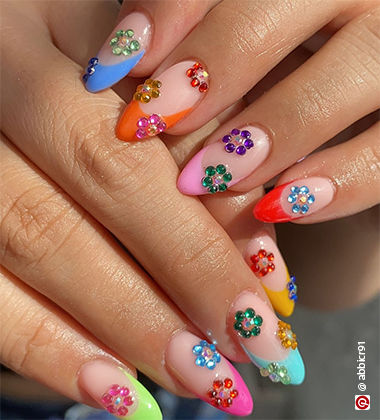 festive eye makeup - sunset soiree