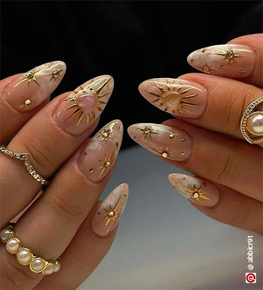 festive eye makeup - sunset soiree